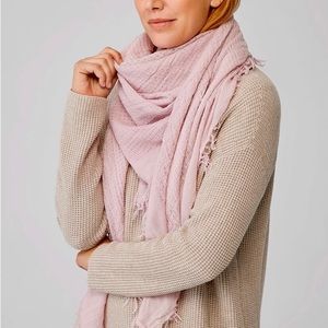 Eileen Fisher Textured Wool Gauze Scarf